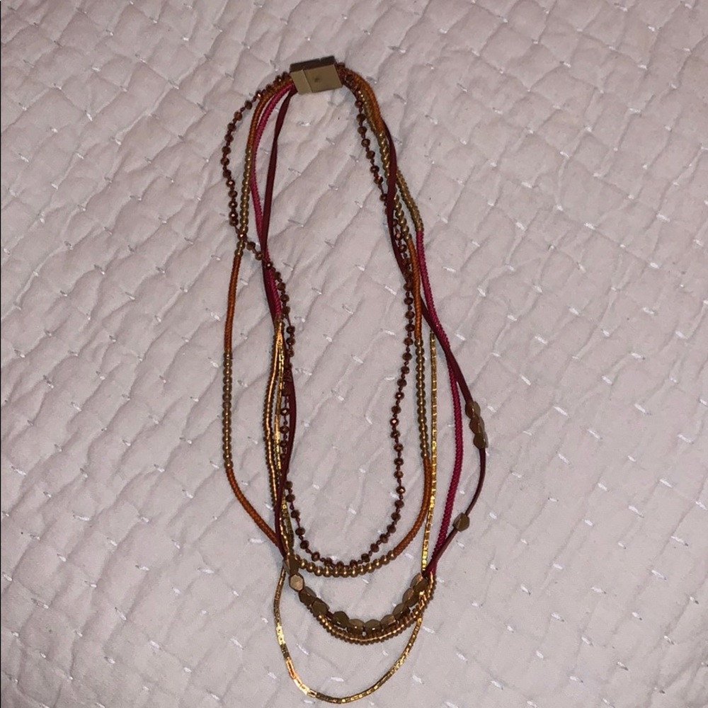 Layered statement necklace